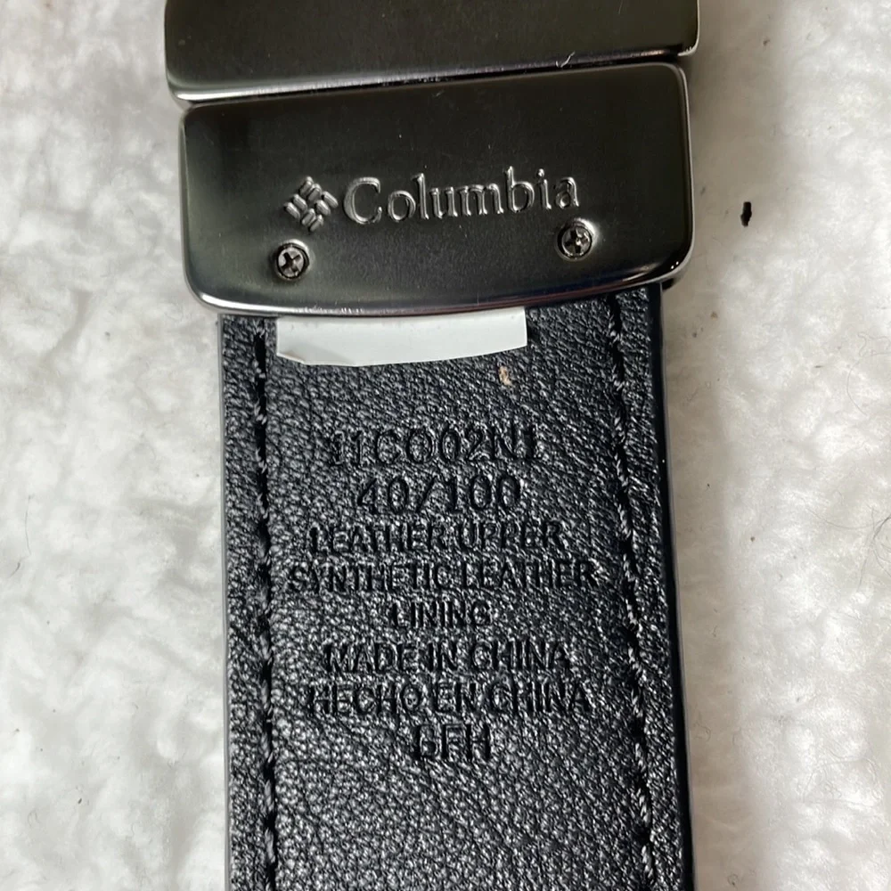 COLUMBIA Leather Belt Size 40